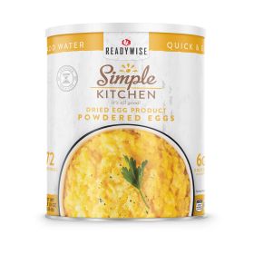 Simple Kitchen Powdered Eggs - 72 Serving Can