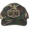 GLOCK, Cap, Quadcam Hat, One Size Fits Most, Camo, Cotton, Snap Back