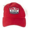 GLOCK, Cap, Trucker Hat, One Size Fits Most, Red, Cotton