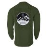 GLOCK, OEM Born in Austria, Long Sleeve T-Shirt, X-Large, Olive Drab Green