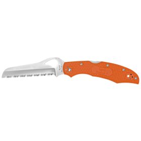 Spyderco, Byrd, Cara Cara 2 Rescue, 3.88" Knife, Orange