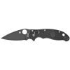 Spyderco, Manix, 3.375", Black Blade, Lightweight, Black