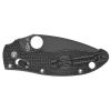 Spyderco, Manix, 3.375", Black Blade, Lightweight, Black