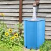 100 Gallon Folding Rain Barrel Water Collector Blue