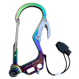 Fire Escape Multitool Carabiner (Color: Aurora)