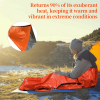 Portable Lightweight Emergency Sleeping Bag, Blanket, Tent - Thermal Bivy Sack For Camping, Hiking, And Outdoor Activities - Windproof And Waterproof